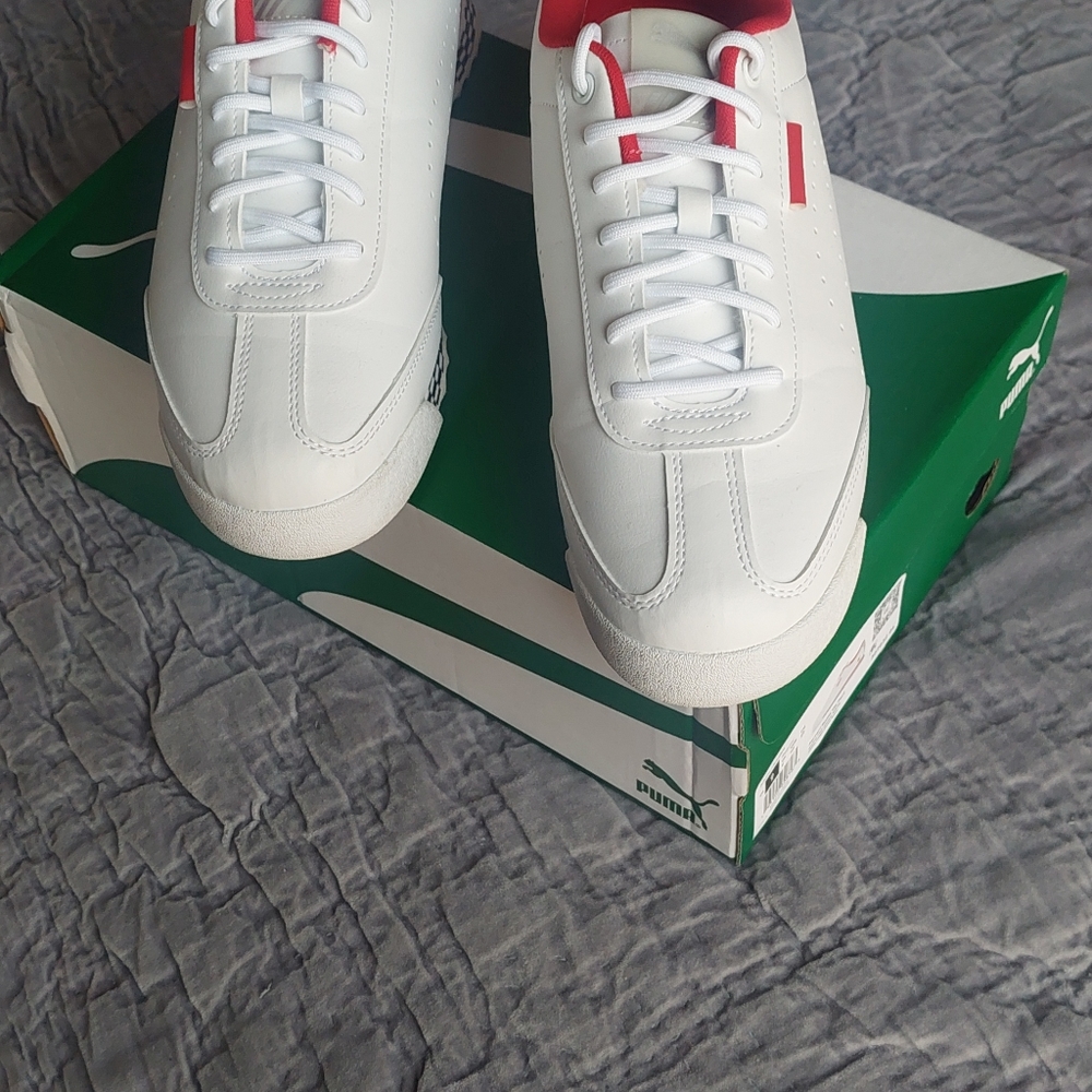 Pluma - Ferrari Roma Via Perf Sneakers Mens 9. New Never Worn with box.